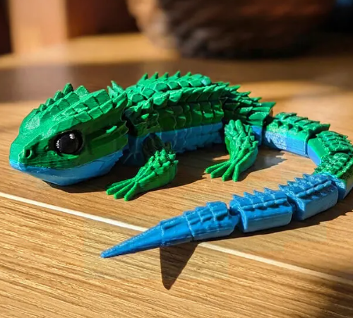 Smooth surface representing PLA filament